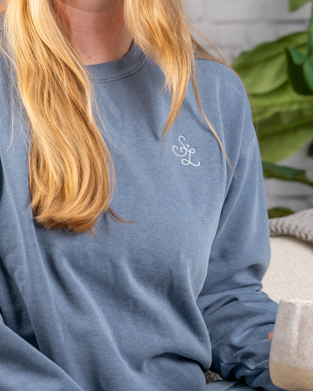 Euclid Embroidered STL Comfort Colors Sweatshirt