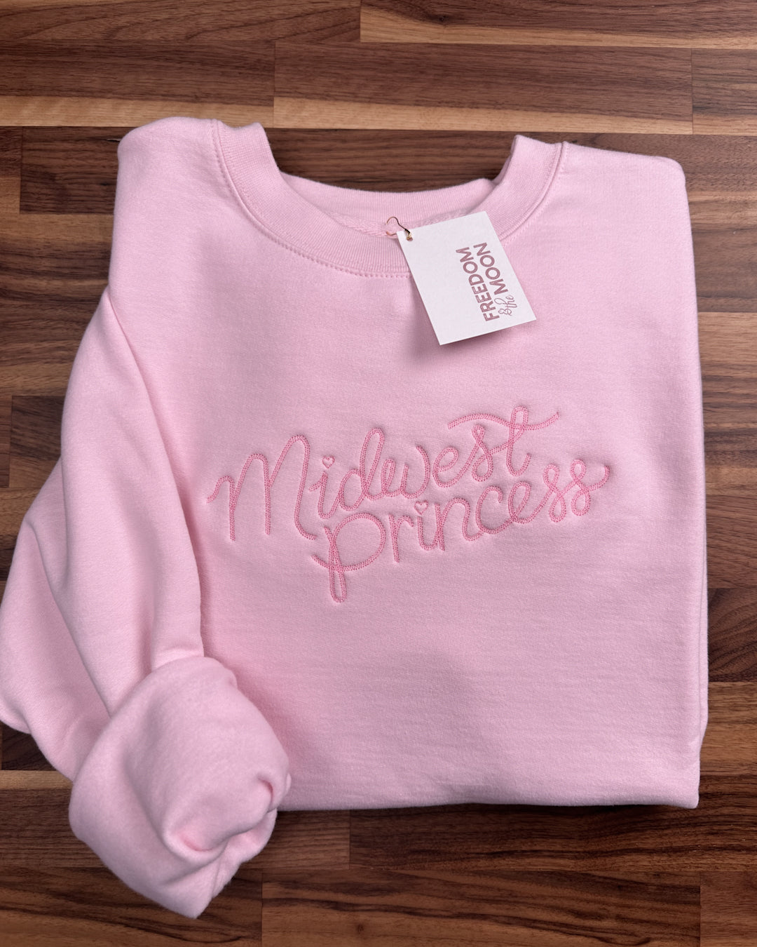 Midwest Princess Embroidered Crewneck Sweatshirt