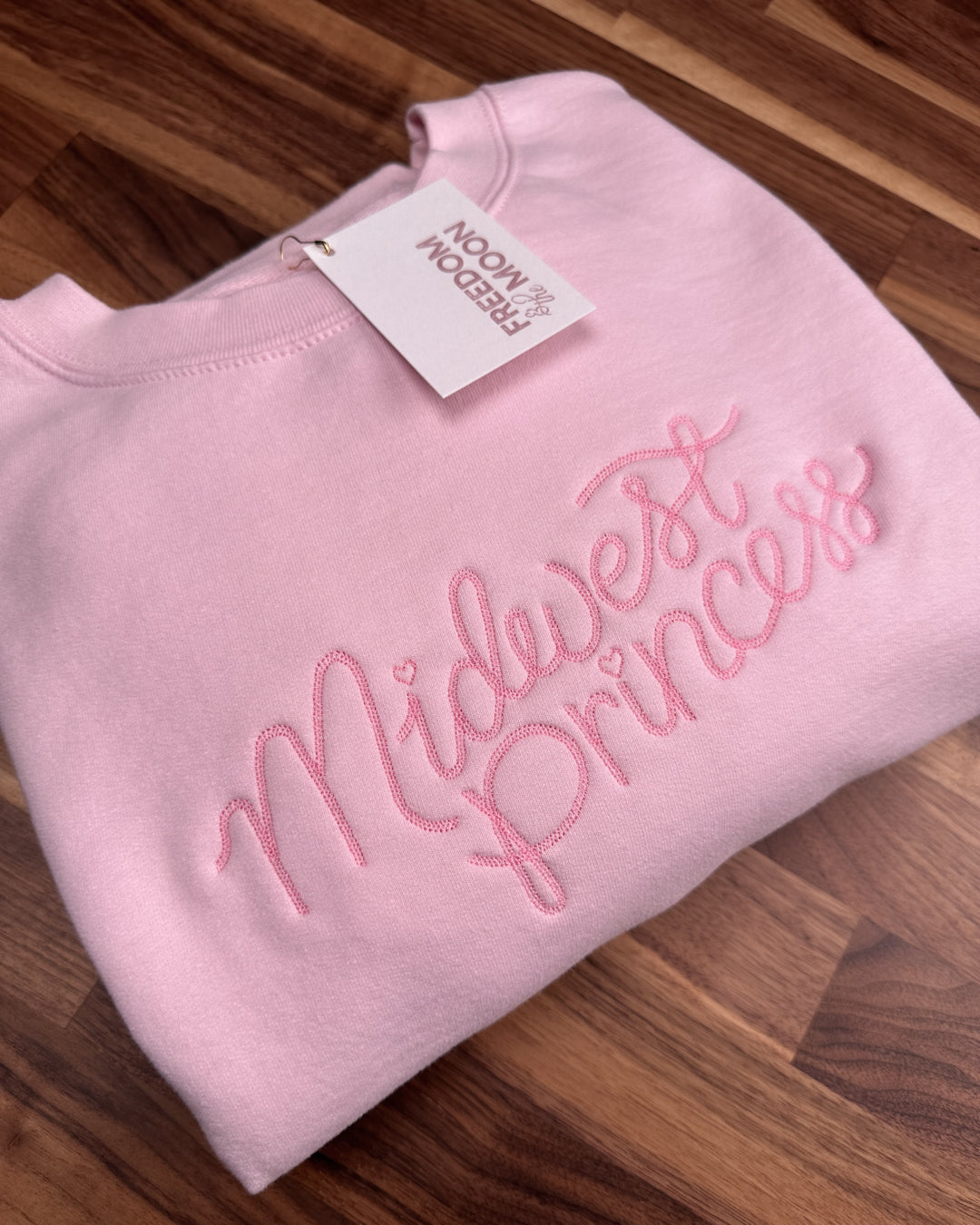 Midwest Princess Embroidered Crewneck Sweatshirt