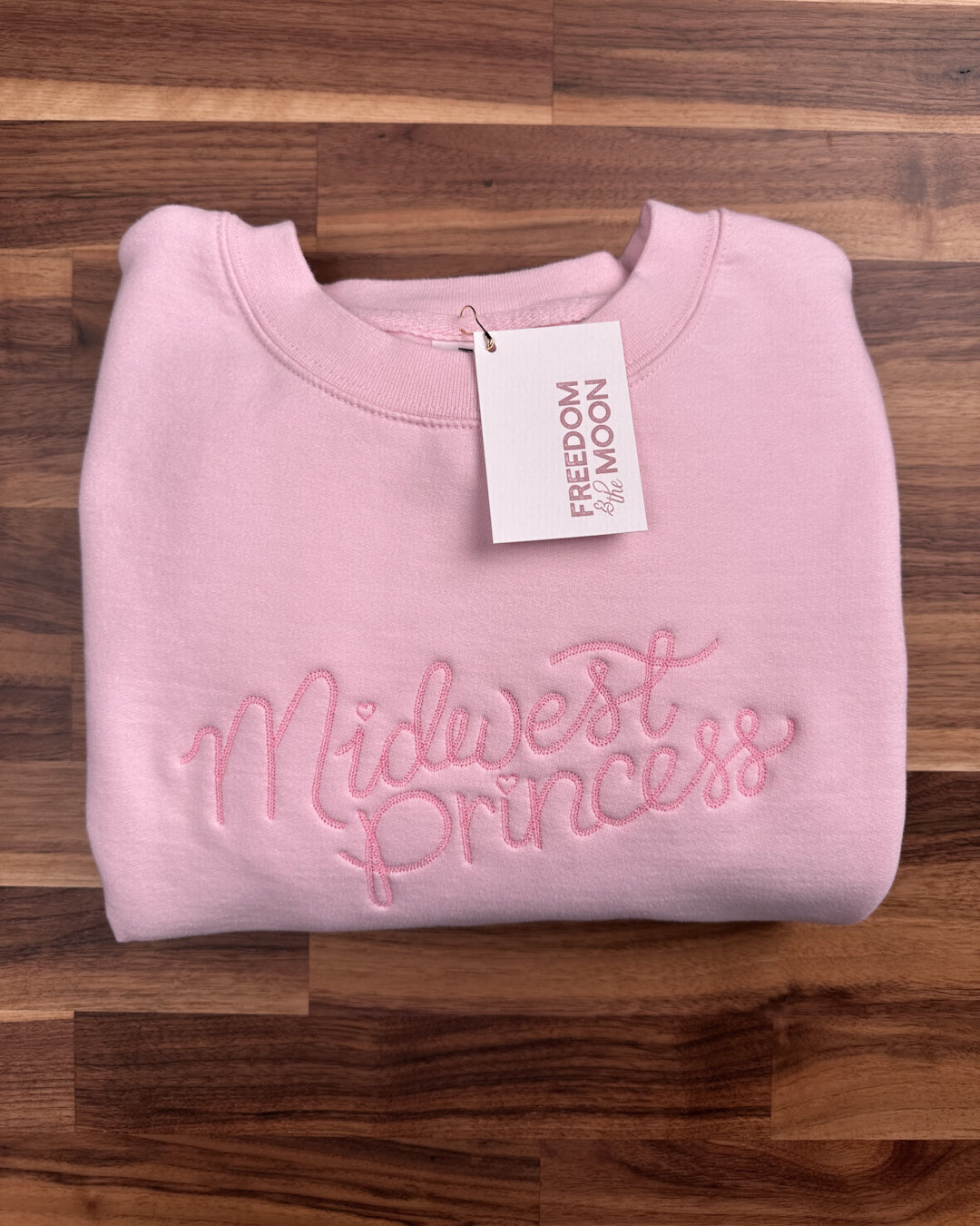 Midwest Princess Embroidered Crewneck Sweatshirt