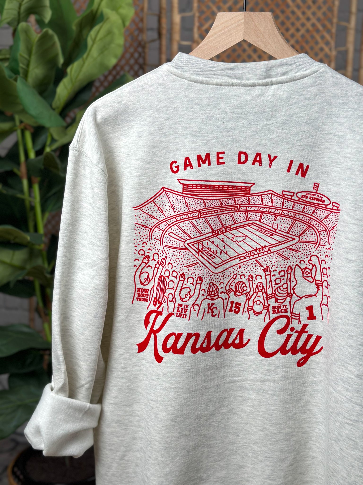 Kansas City football sweatshirt vintage arrowhead