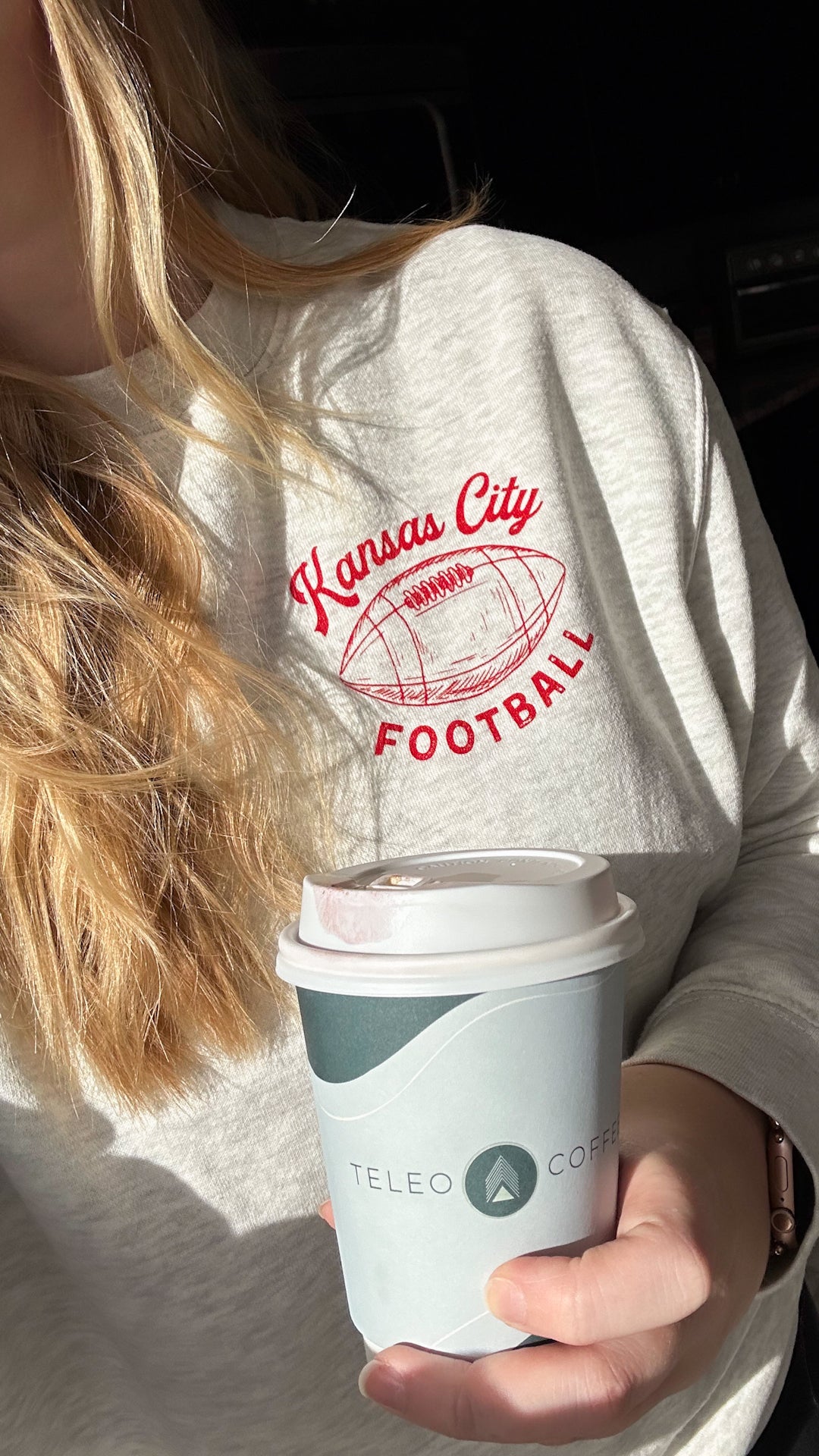 Kansas City football sweatshirt vintage arrowhead