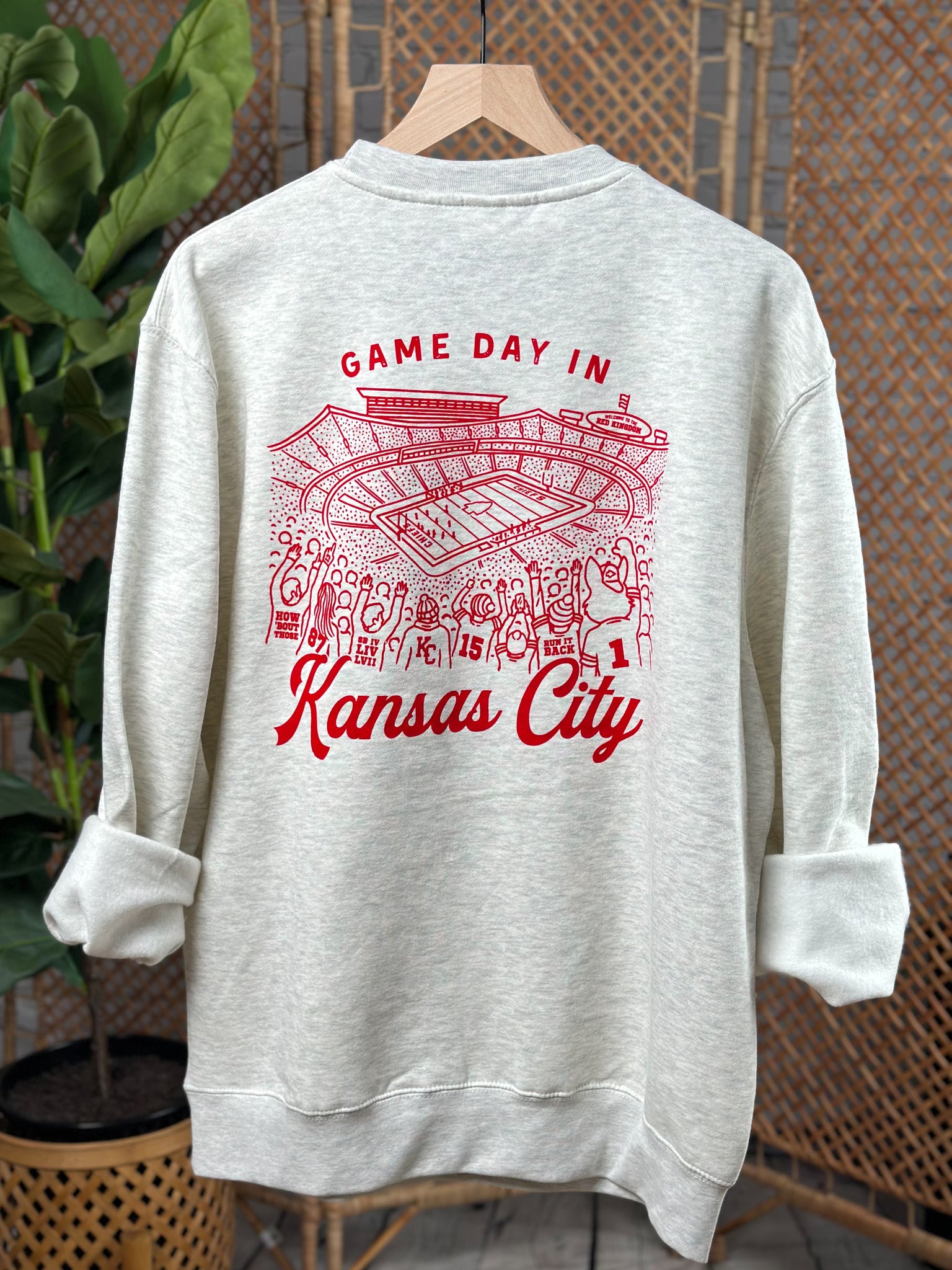 Kansas City football sweatshirt vintage arrowhead