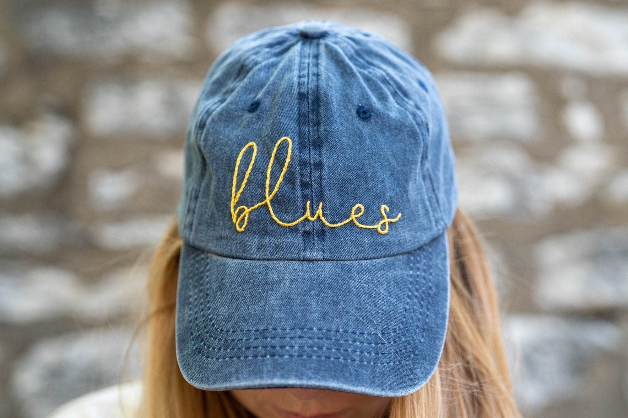 St. Louis Blues Hat/ Blues Hat/embroidered Blues Hat/ Play 